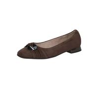 Caprice DK Brown Suede - Bailarinas de Piel para Mujer, Talla 38