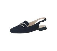 CAPRICE Mocasines de Piel Elegante para Mujer, Ocean Suede, 36 EU