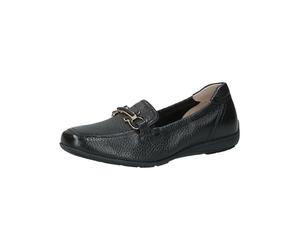 CAPRICE Mocasines Planos para Mujer 9-24654-42, Piel Negra, 38 EU