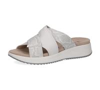 CAPRICE Mujer 9-27203-42, Sandalias Planas, Color Blanco, 39 EU
