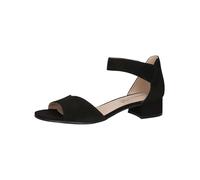 CAPRICE Mujer 9-28212-42, Sandalia con talón, Piel Negra, 36 EU