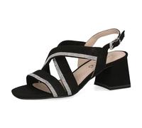 CAPRICE Mujer 9-28300-42, Sandalias, Piel Negra, 41 EU