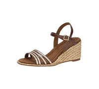 CAPRICE Mujer 9-28305-42, Sandalias con cuña, Cognac Comb, 39 EU