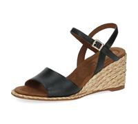 CAPRICE Mujer 9-28307-42, Sandalias con cuña, Color Negro, 40 EU