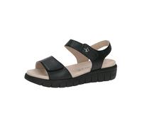 CAPRICE Mujer 9-28701-42, Sandalias Planas, Black Blk Sole, 39 EU Ancho