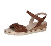 CAPRICE Mujer 9-28712-42, Sandalias con cuña, Coñac Nappa, 37 EU