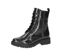 CAPRICE Mujer Encaje Boot Heel 9-25217-43, Botas Cortas al Tobillo, Napa Negra, 39 EU