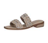 CAPRICE Pantolette 9-27101-42 G-Weite, Taupe Snake, 39 EU
