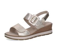 Caprice Sandalia 9-28753-42 G-Wide, Platino Metal, 40 EU