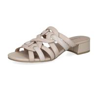 Caprice Sandalia de tacón para mujer 9-27205-46, color crema perla CO, 39 EU