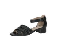 CAPRICE Sandalia para mujer 9-28201-44 con tacón, Napa negra, talla 38,5 EU, Color negro., 38.5 EU
