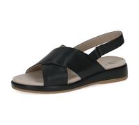 CAPRICE Sandalia para Mujer 9-28201-44 con tacón, Nappa, Talla 42 EU, Color Negro., 42