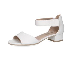 CAPRICE Sandalia para Mujer 9-28212-42 G-Wide, Color Blanco., 38.5 EU