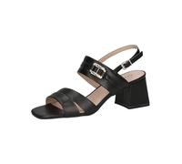 CAPRICE Sandalia para mujer 9-28301-44 con tacón, Napa negra, talla 39 EU, Color negro., 39 EU