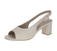 Caprice Sandalia para mujer 9-28307-46 con tacón, crema perlato, talla 38,5 EU