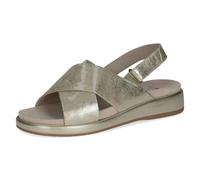 Caprice Sandalia Para Mujer De Cuero Con Correa Slingback 9-28208-44