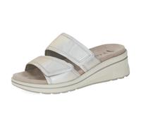 Caprice Sandalias de cuña para Mujer 9-27207-46, Platino Metal, Talla 42 EU Amplia