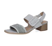 CAPRICE Sandalias de tacón para mujer 9-28203-42, Peine azul claro, 37 EU