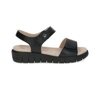 Caprice - Sandalias Negras Casuales Abiertas Planas - Shoes - Mujer - Negro - 38 EU -