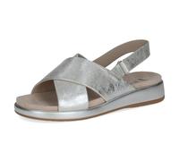 CAPRICE Sandalias para Mujer 9-28208-44, Talla:41 EU, Color:Plateado