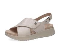 Caprice Sandalias planas para mujer 9-28707-46, perla DEE, 39 EU