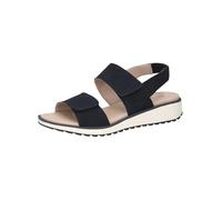 CAPRICE Sandalias planas para mujer, 9-28708-44, color ante ocean, talla 39 EU, Ocean Suede, 39 EU