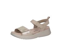 CAPRICE Sandalias planas para mujer, color blanco roto COMB, 42 EU 9-28702-42, Offwhite Comb, 42 EU
