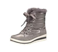 CAPRICE Vegano, Botas Cortas al Tobillo Mujer, Taupe Comb 9 26226 29 345, 38 EU