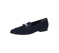 CAPRICE Zapatilla de Mujer de Piel Elegante, Ocean Suede, 37.5 EU