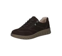 Caprice Zapatilla de Piel para Mujer DK Brown Nubuc, 41