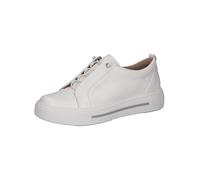 Caprice Zapatillas de Piel para Mujer con Plataforma Baja, Color Blanco., 38 EU