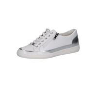 CAPRICE Damen 9-23706-44, Zapatillas Mujer, Blanco y Plateado, 39 EU