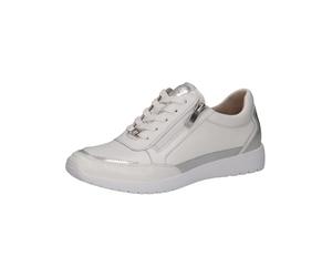 CAPRICE Zapatillas Deportivas para Mujer, Color Blanco/Plateado, Talla 39 EU, Blanco y Plateado, 39