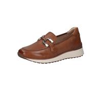 CAPRICE Zapatillas para Mujer 9-24700-43, Mocasín Plano, Cognac Nappa, 42 EU