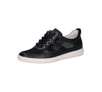 CAPRICE Zapatillas Planas con Cordones para Mujer, Ocean Comb, 41 EU