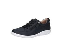 CAPRICE Zapatillas Planas de Piel con Cremallera para Mujer, Ciervos oceáni, 38 EU