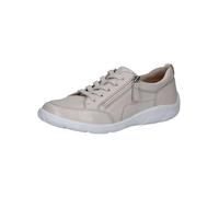CAPRICE Zapatillas Planas de Piel con Cremallera para Mujer, Pearl Pearl DEE, 39 EU