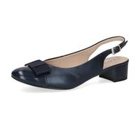 CAPRICE Zapatos de Mujer con Lazo Elegantes, Azul Marino., 39 EU