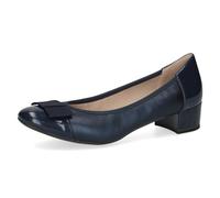 CAPRICE Zapatos de tacón de Bloque para Mujer, Azul Marino., 37 EU