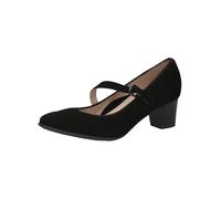 CAPRICE Zapatos de tacón para Mujer 9-22310-44, Gamuza Negra, Talla 41 EU, Piel Negra., 41 EU