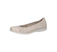 CAPRICE Zapatos Planos de Ballet para Mujer 9-22151-42, Perlato Crema, 41 EU