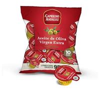 Capricho Andaluz | Aceite de Oliva Virgen Extra | Bolsa 10 Monodosis 10ml, Origen Español, Porciones Individuales Prácticas para Llevar | Ideal para Hostelería y Uso Doméstico