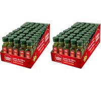 Capricho Andaluz - Aceite de Oliva Virgen Extra Miniatura PET 20ml - Bandeja 50 Unidades, Monodosis Prácticas de Origen Español para Restauración y Uso en Casa (Paquete de 2)