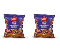 CAPRICHO ANDALUZ Bolsa Paté Ibérico 8 Unidades en Monodosis de 25 gr- Untable Ideal para tus Desayunos y Meriendas, con un Envasado Práctico y Cómodo para Llevar. (Paquete de 2)