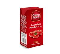 Capricho Andaluz - Tomate Frito Brik 500 g - Sabor Casero, Sin Conservantes, Listo para Pastas, Guisos, Arroces y Recetas Diarias en Casa