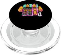 Caprichosa Librería Muñeco De Nieve Escena Acog PopSockets PopGrip para MagSafe