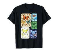 Caprichosa Mariposa Flor Naturaleza Arte Color Estilo Artista Camiseta