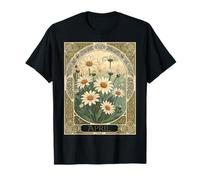 Caprichoso diseño Art Nouveau de Flores de Abril Camiseta