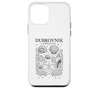 Caprichoso Dubrovnik Croacia Shelling Beach Travel Carcasa para iPhone 12 mini