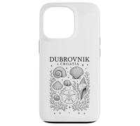 Caprichoso Dubrovnik Croacia Shelling Beach Travel Carcasa para iPhone 13 Pro